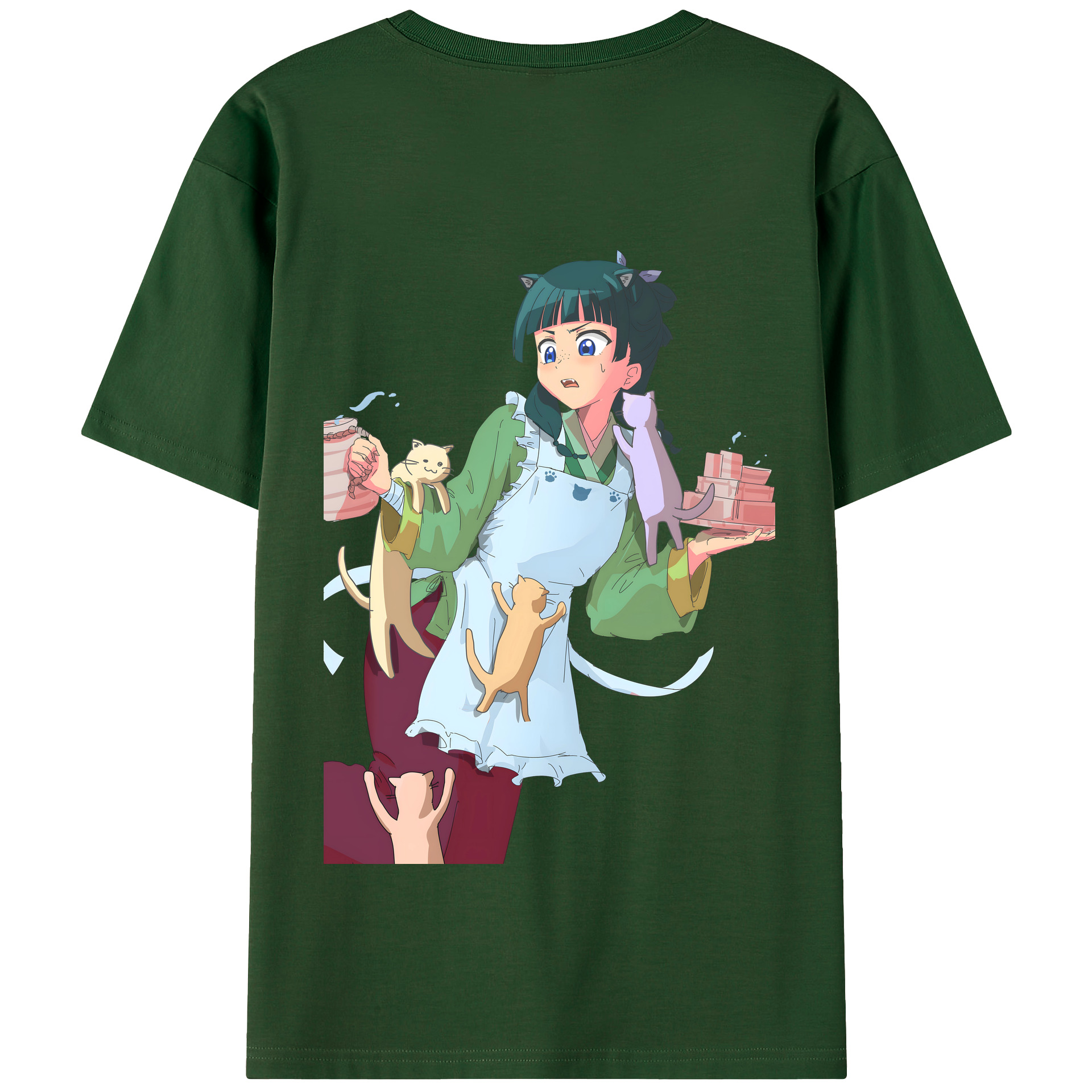（画像用） 薬屋のひとりごと The Apothecary Diaries 綿100％半袖Tシャツ（背面プリント）